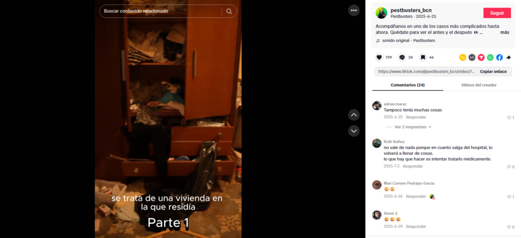 estrategia de tik tok para empresas, pantallazo